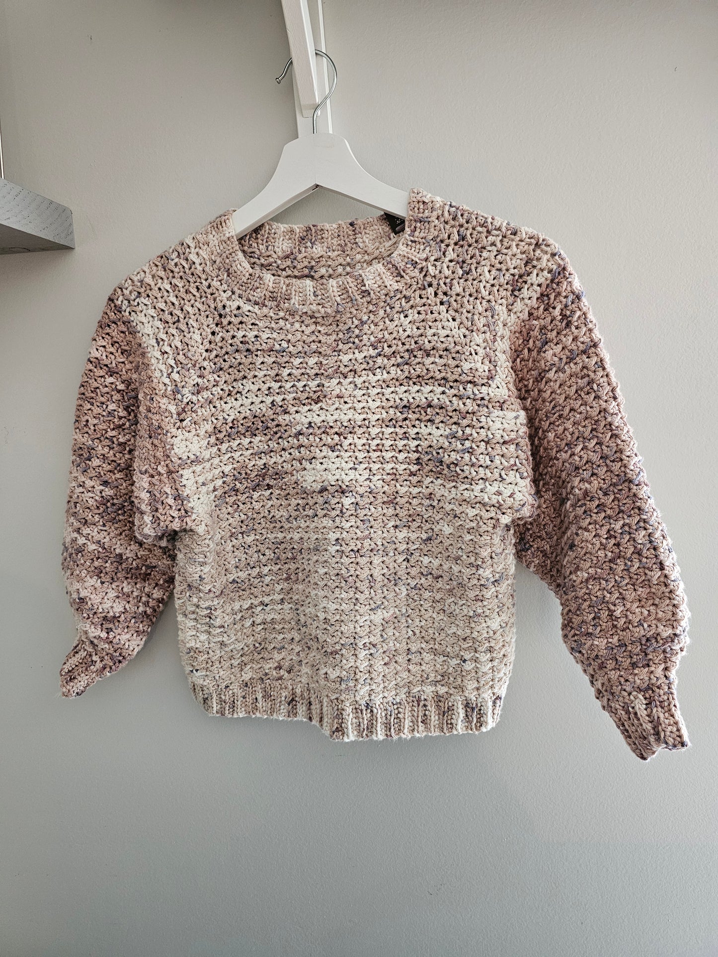 Avrii Hand Crocheted Sweater with Pima Cotton