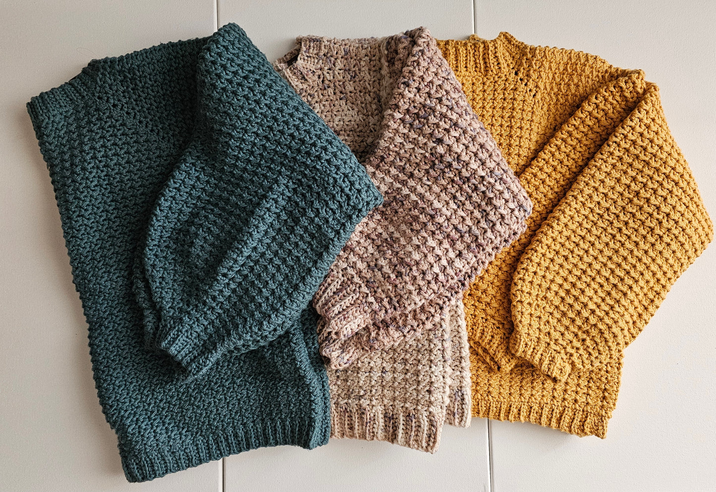 Avrii Hand Crocheted Sweater with Pima Cotton