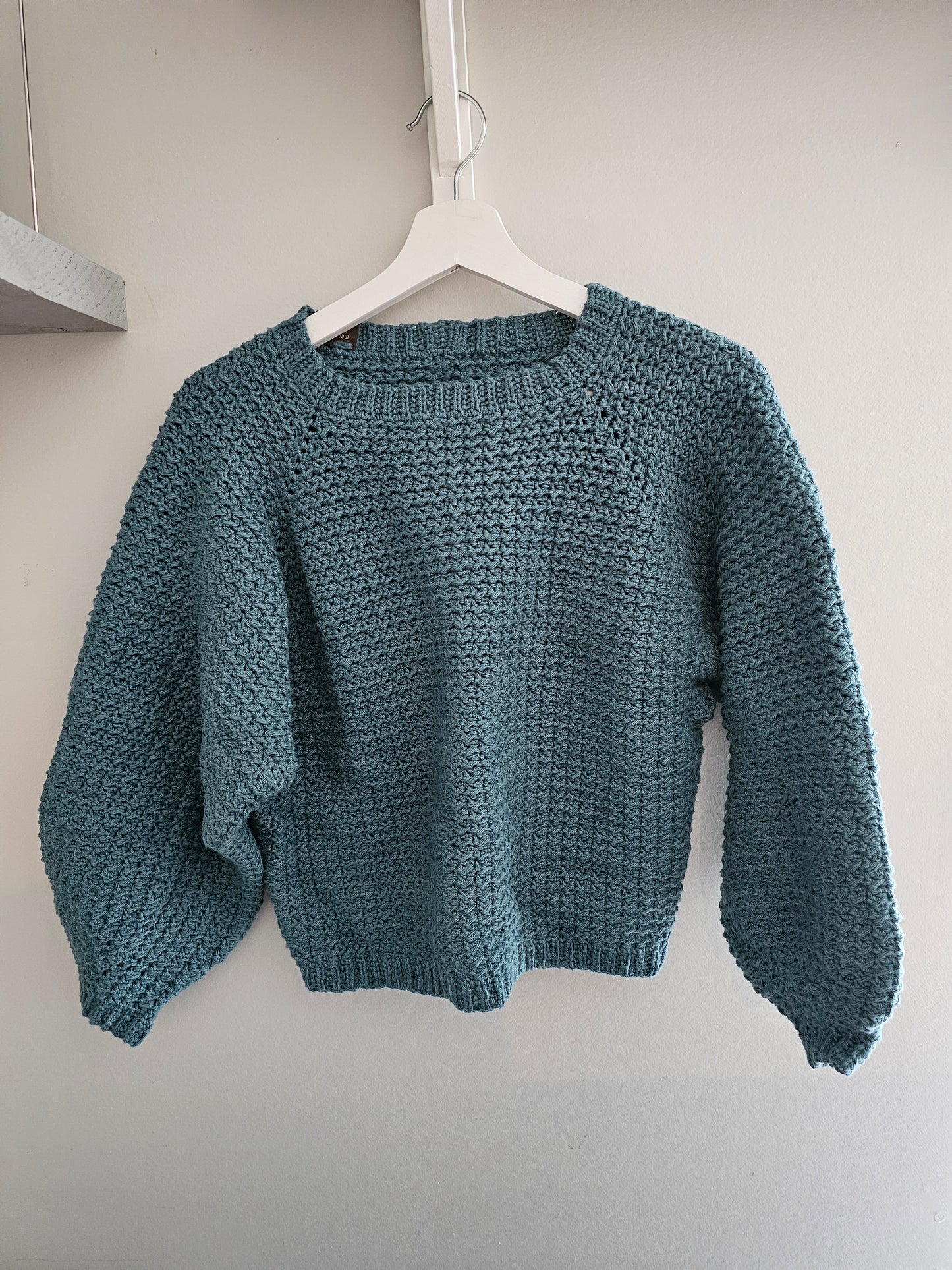 Avrii Hand Crocheted Sweater with Pima Cotton