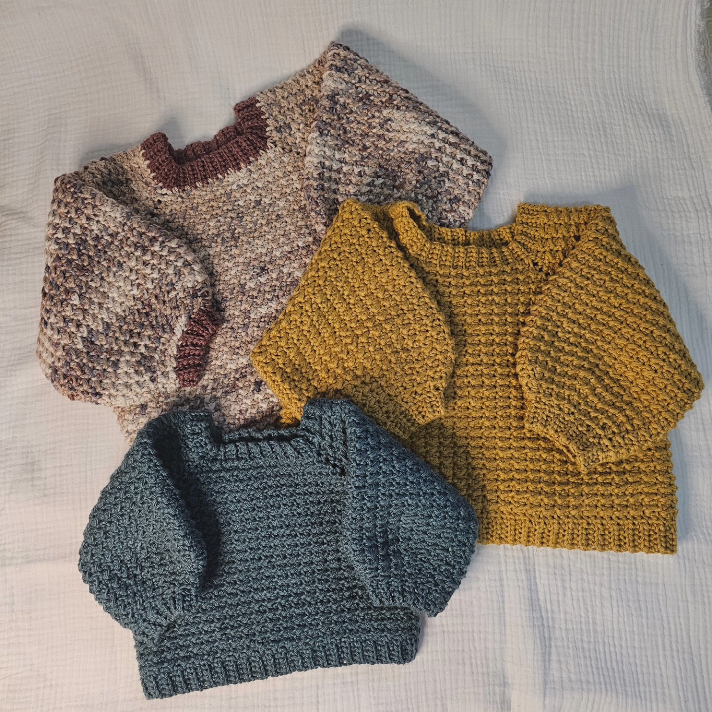 Baby Avrii Sweater - Hand Crocheted