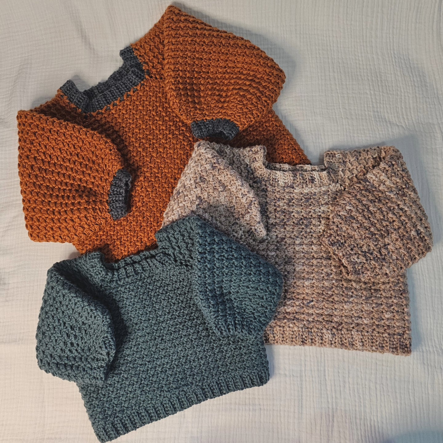 Baby Avrii Sweater - Hand Crocheted