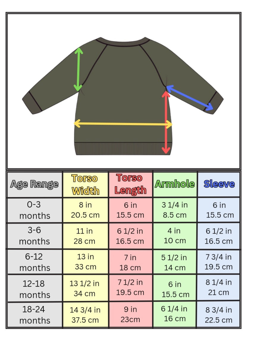 Baby Avrii Sweater - Hand Crocheted