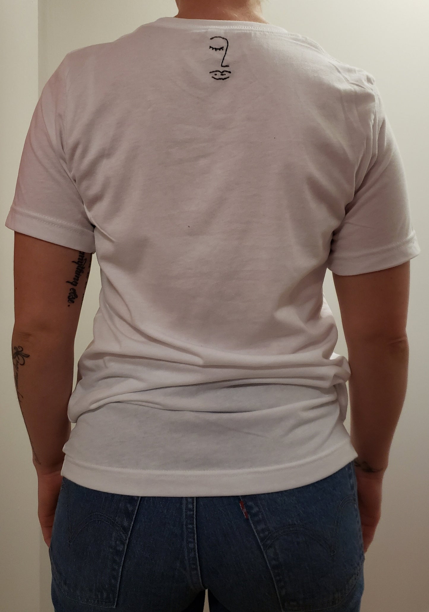 Many Faces Hand Embroidered Shirt