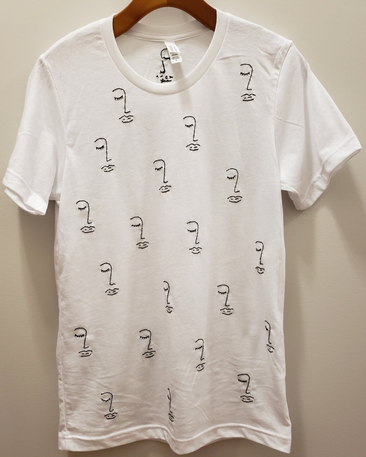 Many Faces Hand Embroidered Shirt