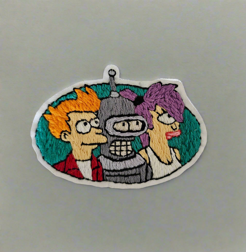 Nostalgic Iron-on Patches - Hand Embroidered