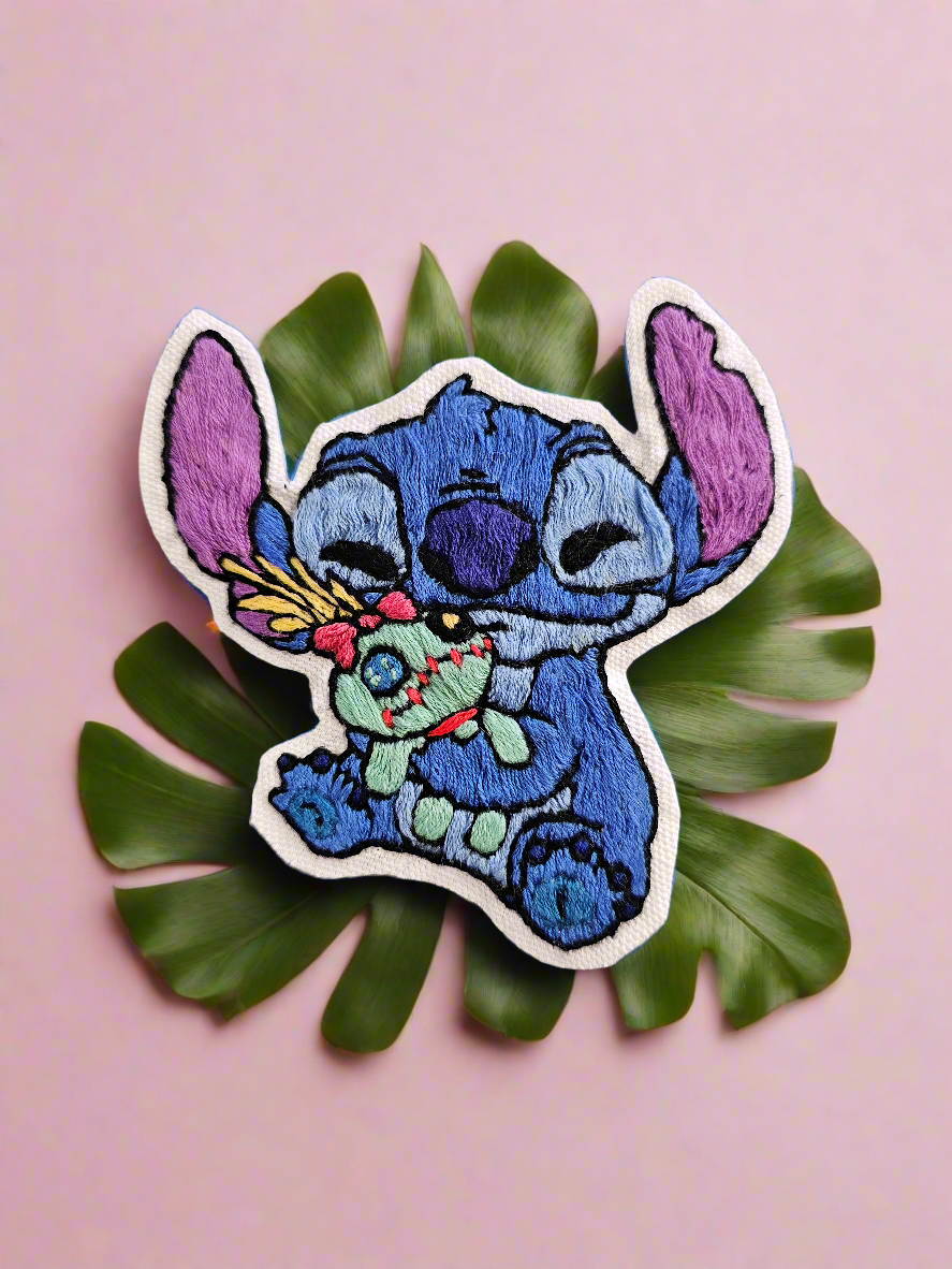 Nostalgic Iron-on Patches - Hand Embroidered