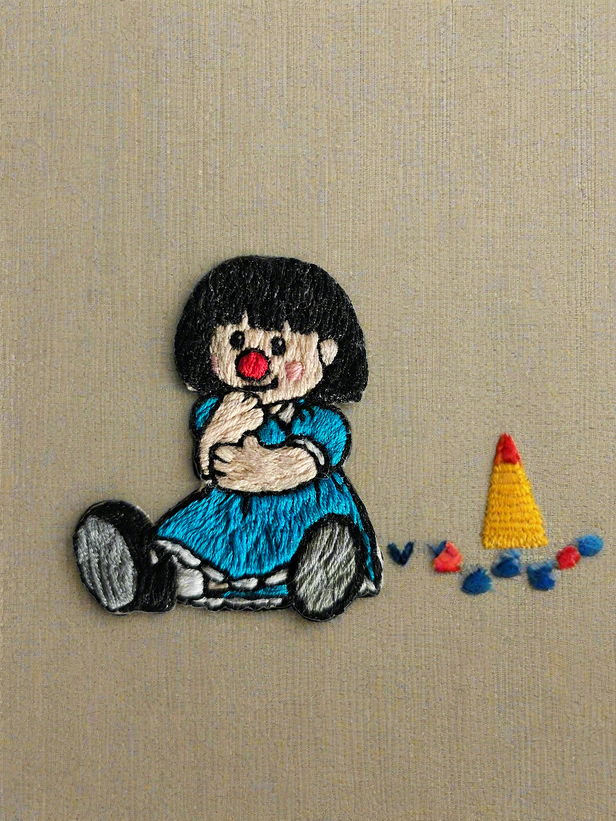 Nostalgic Iron-on Patches - Hand Embroidered