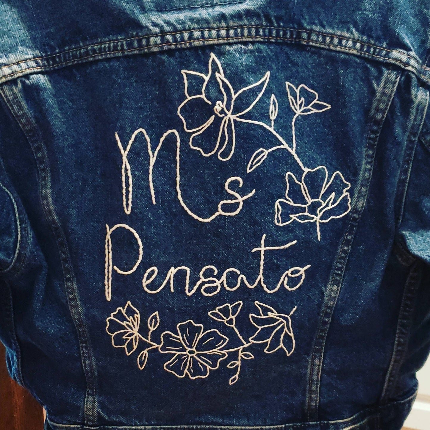 Custom Embroidered Wedding Jacket