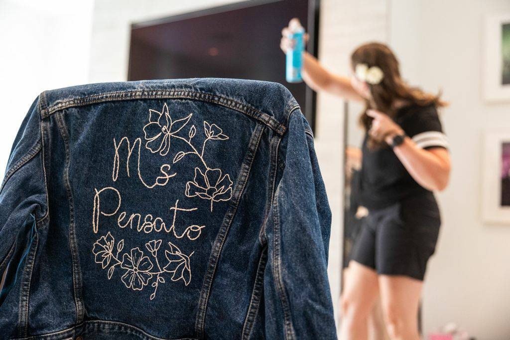 Custom Embroidered Wedding Jacket